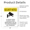 Signmission 24 Hour Video Surveillance With Symbol OSHA Security Notice Sign, Vinyl Decal, 5in W x 7in L, 2PK OS-2PACK-SN-D-57-V-11692 - alternate 2